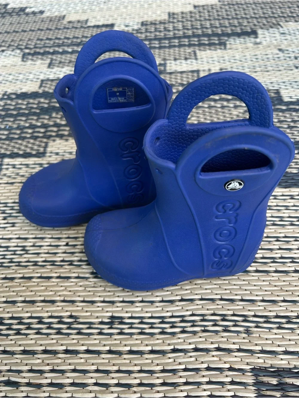 CROCS Kids Blue Handle Rain & Snow Boots